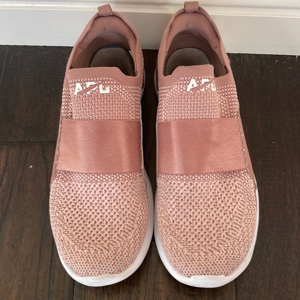 APL dark pink tennis shoes